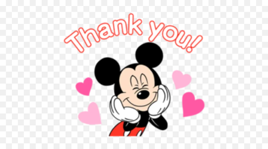 Mickey Mouse Pack 1 By Ivan - Sticker Maker For Whatsapp Emoji,Mickey Head Out Of Heart Emojis
