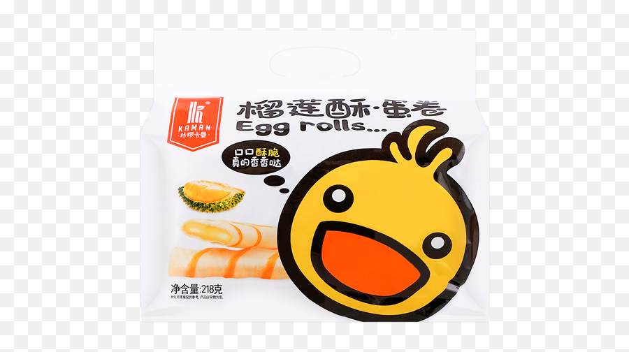 Durian Crisp Egg Roll 218g - Yamibuycom Emoji,Emoticon Eggs