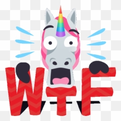 Wtf Rainbow Unicorn Sticker - Wtf Rainbow Unicorn Discover Emoji,Uunicorn Emoji