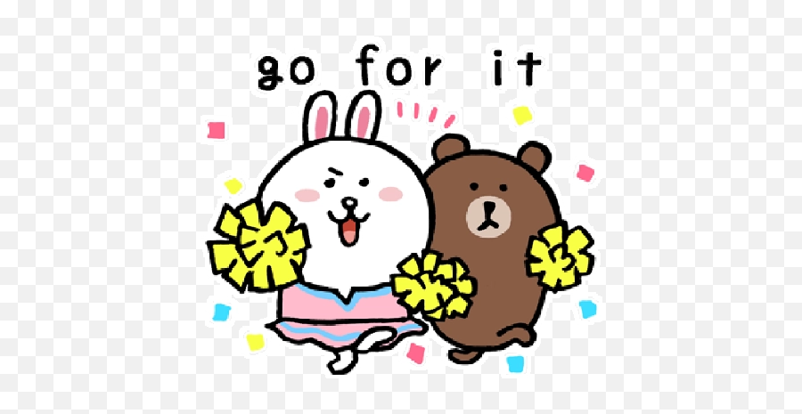 Brown U0026 Friends Nagano 1 By Testing - Sticker Maker For Emoji,[goforit] Emoji