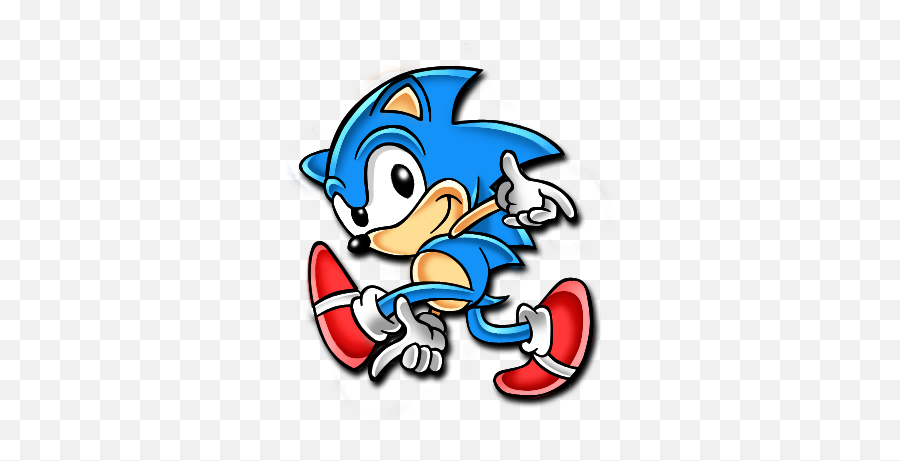Download Hd Sonic Adventure Sonic Cd Clip Art - Classic Emoji,Sonic Hedgehog Emoji