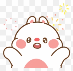 Sorry Bear Sticker - Cartoon Wow Gif Cute Emoji,Iphone Bunny Emoji
