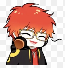 Mystic Messenger Samolepky Na Whatsapp - Mystic Messenger Seven Emotes Emoji,Mystic Messenger V Emojis