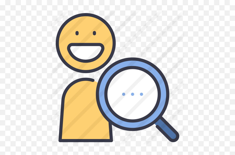 Member - Free People Icons Happy Emoji,Magnifying Glass Emoticon