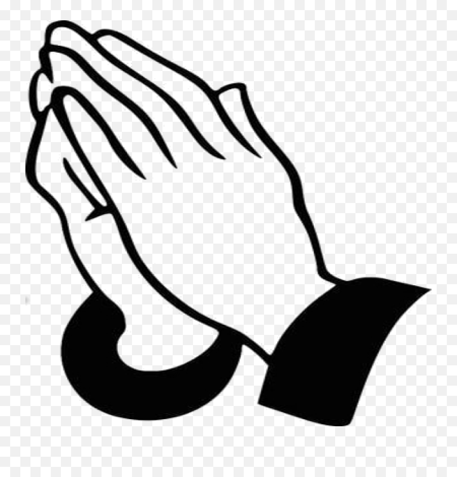 Free Praying Hands Clipart Download Free Clip Art Free - Praying Hands Clipart Black And White Emoji,Black Praying Hands Emoji