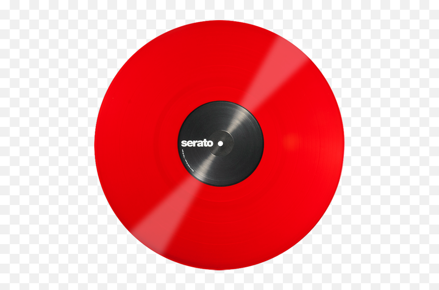 Serato Control Vinyl - Phonograph Record Emoji,Red Recording Emoji