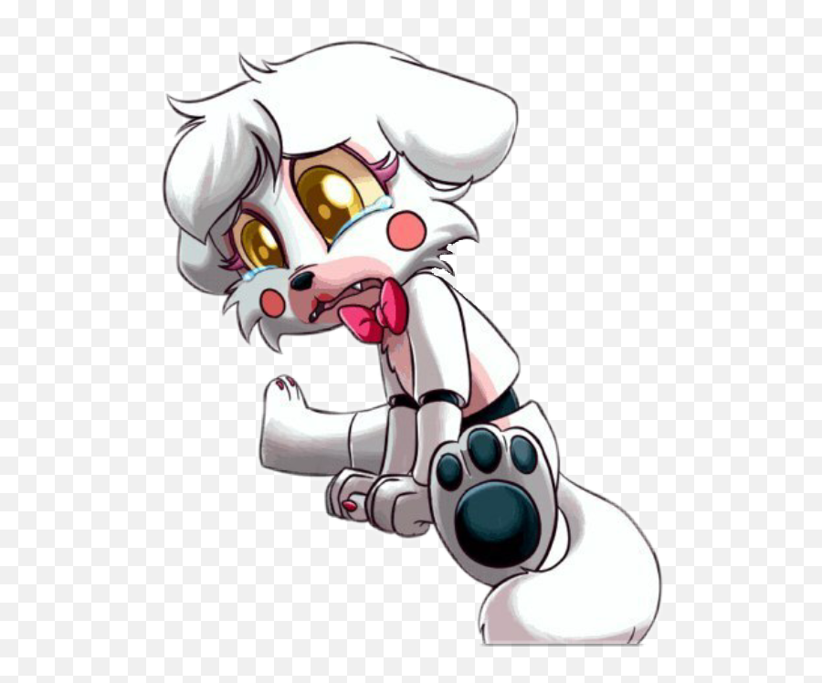 Baby Fnaf Mangle Sweet Crying Sticker By Dana Petuka - Mangle Fnaf Easy Drawings Emoji,Mangle Emoji