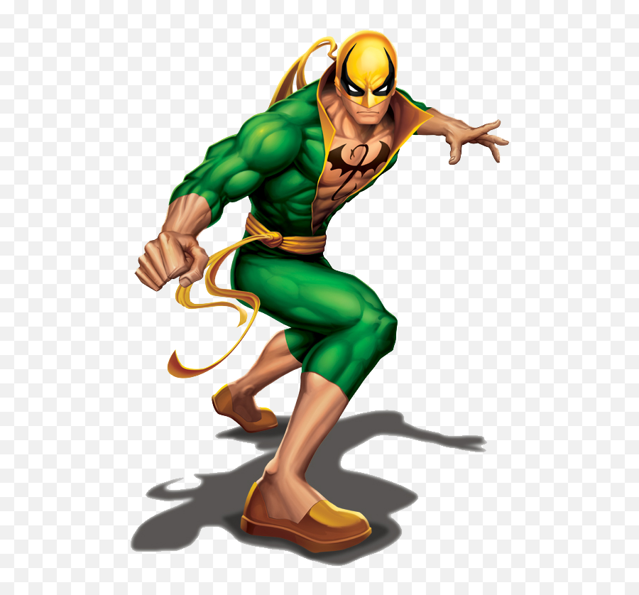 Fist Clipart Green - Marvel Iron Fist Png Transparent Png Iron Fist Marvel Png Emoji,Marvel Emoji Download