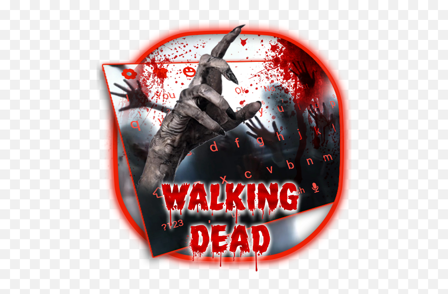 Download 3d Live Walking Dead Zombie Keyboard 10002 Apk For - Scary Emoji,Nba Emojis For Android