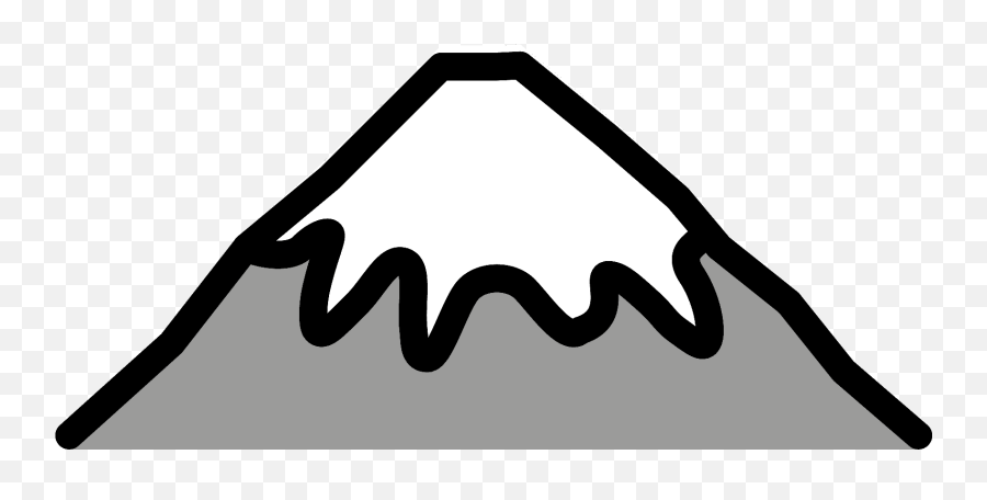 Mount Fuji Emoji Clipart - Horizontal,Desert Emoji