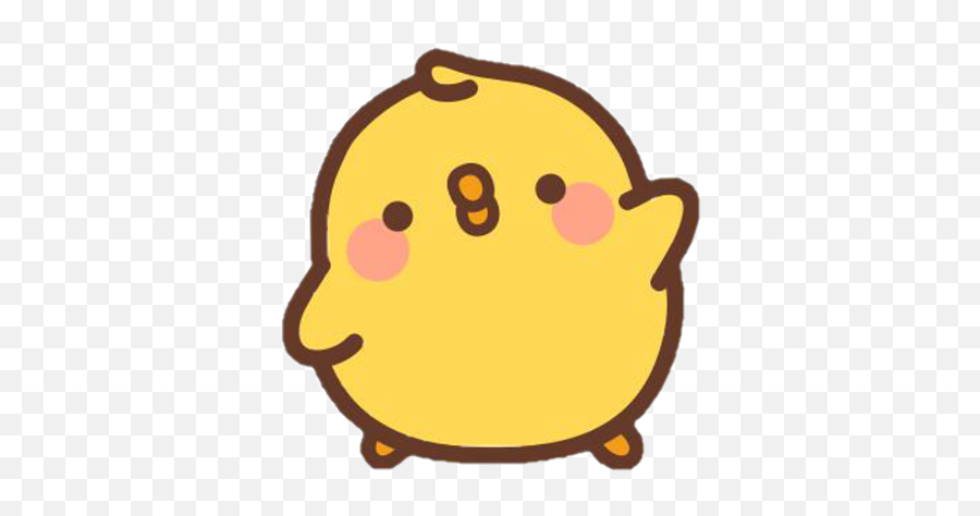 Chick Chickee Sticker By Goal 1k Followers - Dibujos De Piu Piu Y Molang Emoji,Emoji Party Chick