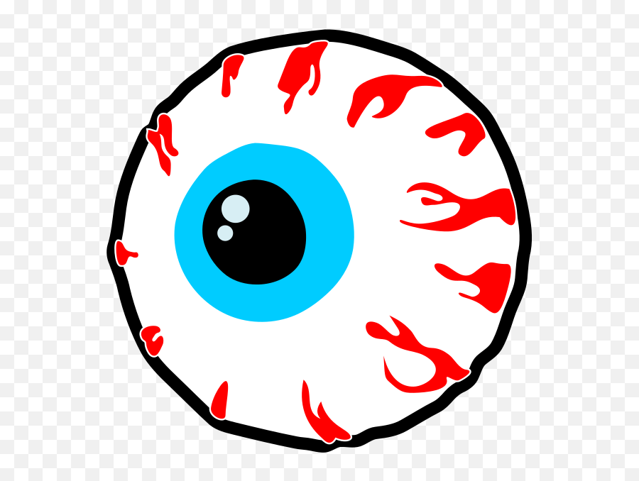 Openclipart - Clipping Culture Bloodshot Eye Clipart Emoji,Emoji With Bloodshot Eyes