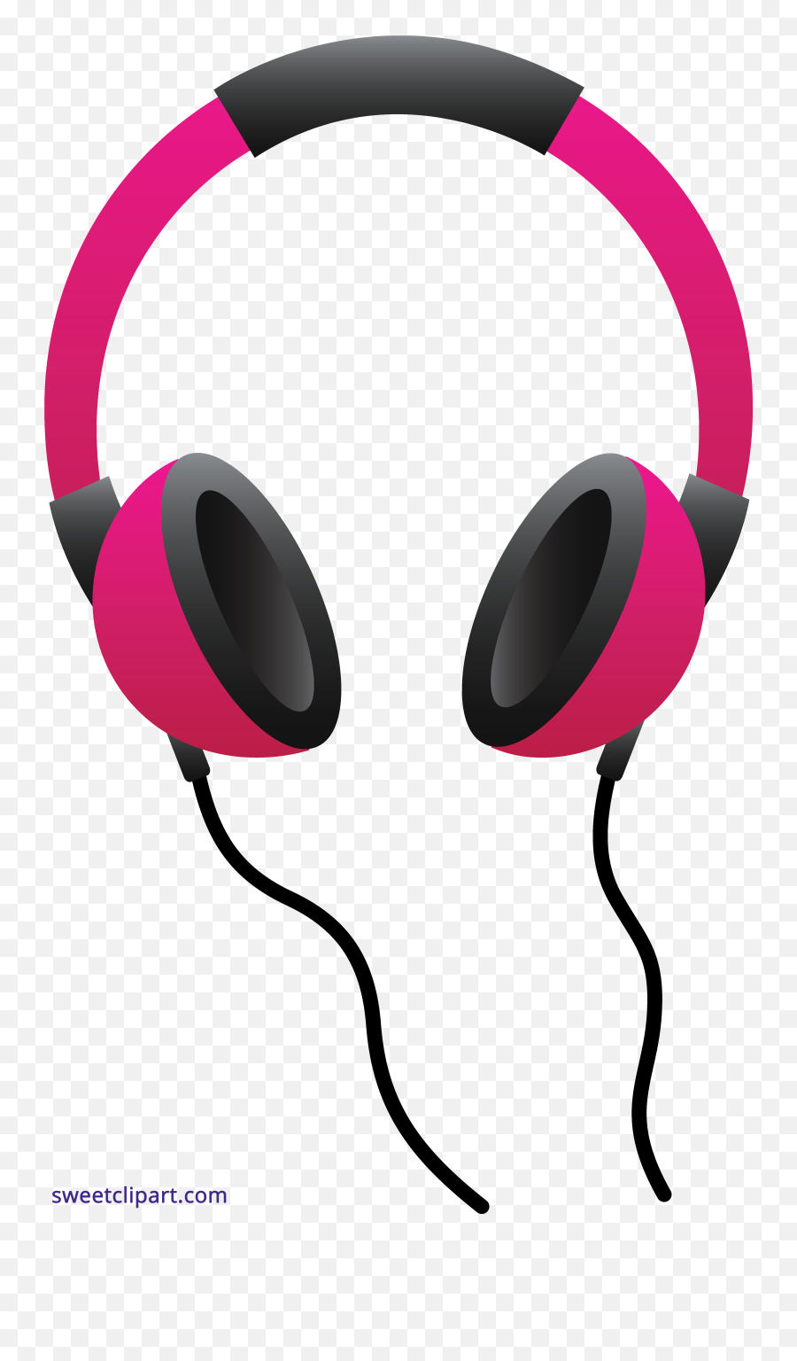 Headphone Clipart Cute Headphone Cute Transparent Free For - Cartoon Headphones Transparent Background Emoji,Headset Emoji