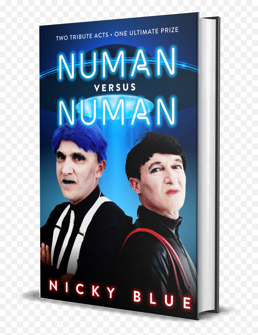 Numan Versus Numan - Book Cover Of Simple Dragon Emoji,Gary Numan Giving Up Emotions