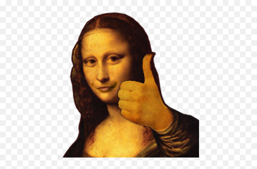 App Insights Mona Emoji U2013 Emoji Keyboard Apptopia - Mona La Gioconda,How To Make Thumbs Up Emoji