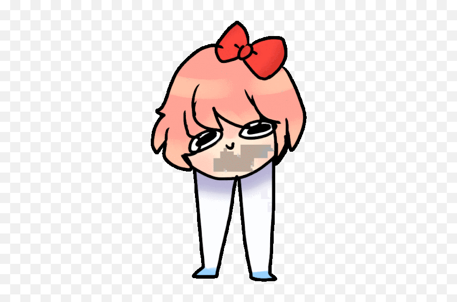 Oki Doki Random Gifs Doki Doki Literature Club Amino - Oki Doki Leature Club Gifs Emoji,Wat Emoticon Gif