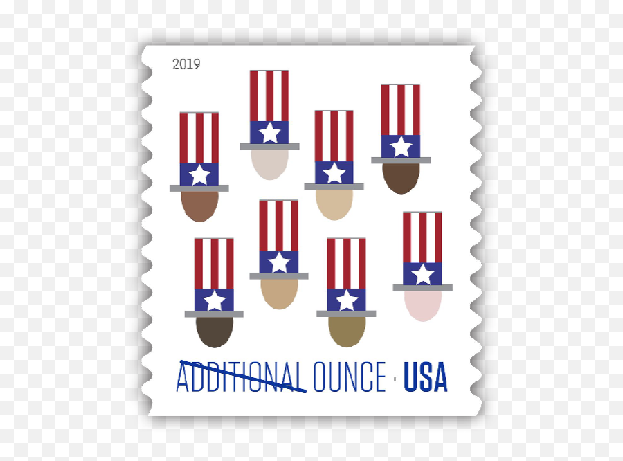Additional Ounceu201d 15 Uncle Samu0027s Hat Coil Stamp - Usa Forever 2018 Stamp Emoji,Learn Emotions Stamps