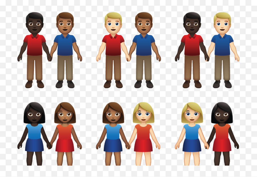 World Emoji Day 2019 Apple Celebrate With Lgbti - Inclusive Interracial Couple Emoji,Emoji Images