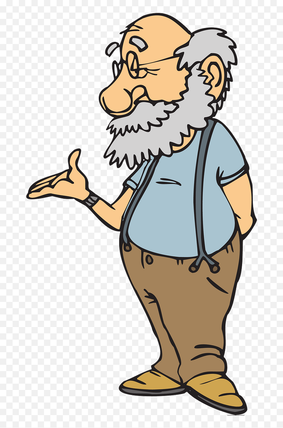 Old Man Clipart - Clip Art Library Old Man Clipart Emoji,Old Man With Cane Emoji