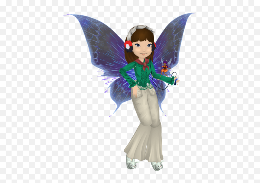 Silver Meets The Study Girl Fairies General Discussion The - Fairy Emoji,Animated Skipping Emoticon