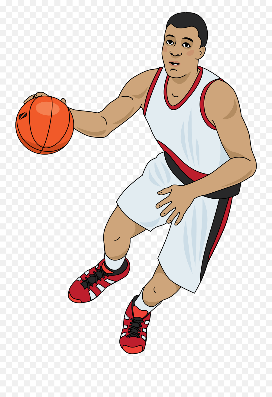 Basketball Player Clipart - Clipart Basketball Emoji,Sweet 16 Emoji Basketball