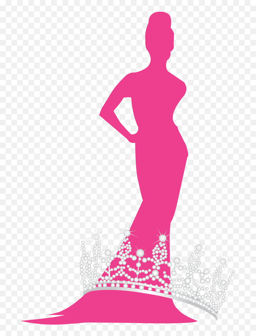 Woman In Dress Silhouette Png - Thursday Silhouette Of Beauty Pageant Background Design Emoji,Queen Chess Piece Emoji