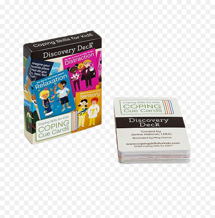 Coping Cue Cards Childtherapytoys - Coping Cue Cards Distraction Deck Emoji,Coping Strategies Regarding Emotions Kid