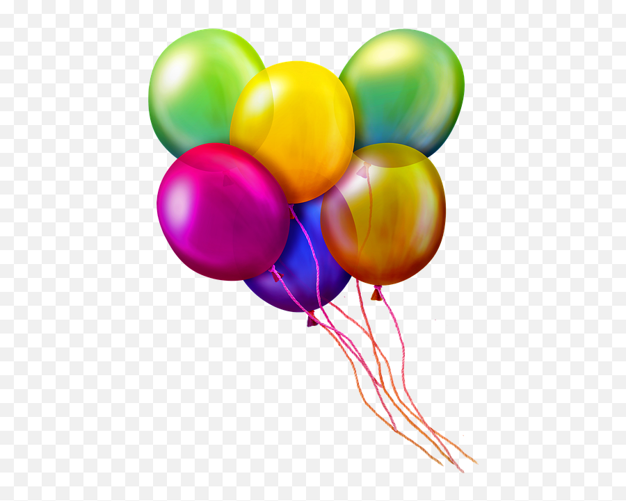 Free Photo Smile Birthday Ballons Laugh Smilie Joy Balloons - Azul Balão De Aniversário Png Emoji,Water Balloon Emoji Png