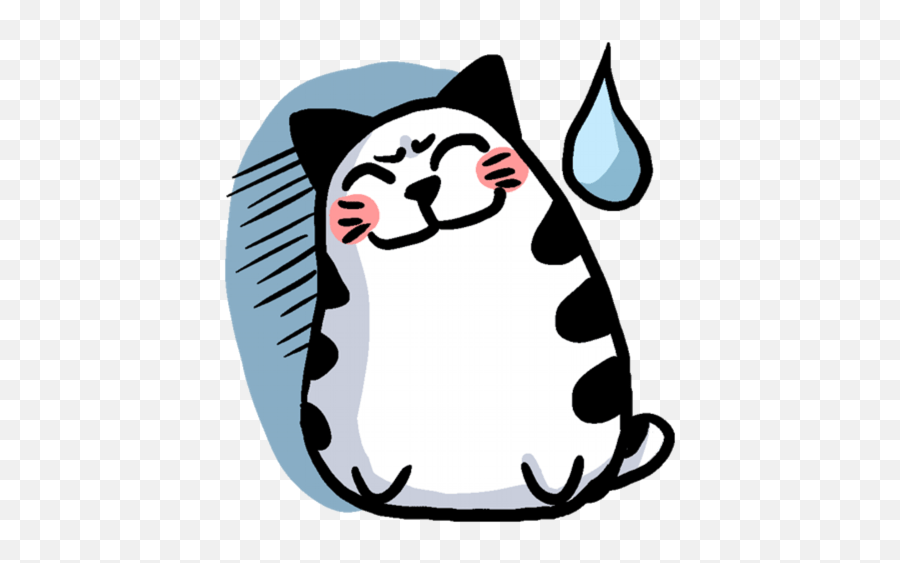 Matcha The Cat - Dot Emoji,Kitty Emoticon Kawaii