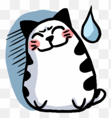 Matcha The Cat - Dot Emoji,Kitty Emoticon Kawaii