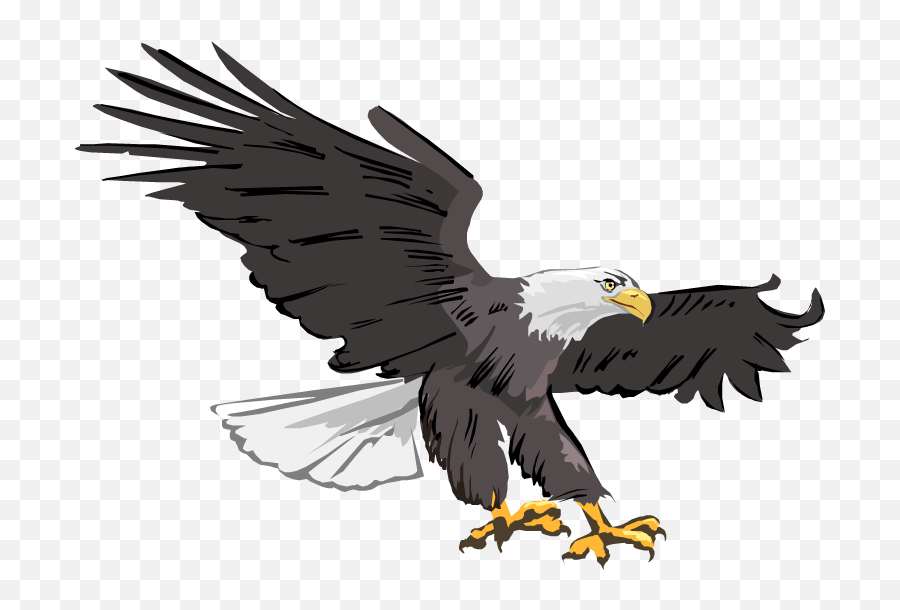 Bald Eagle Clipart Images Free - Transparent Background Eagle Clipart Emoji,Bald Eagle Emoji