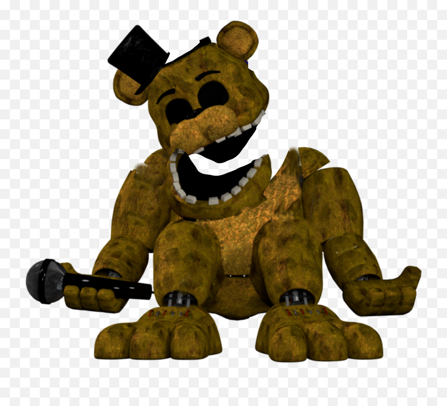 Fnaf Sfmfnaf Unwithered Sticker - Transparent Fnaf Golden Freddy Emoji,Fnaf Goldenfreddy Emojis