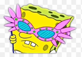 Spongebob Stickers For Whatsapp And - Spongebob With Glasses Meme Emoji,Spongebob Heart Emojis