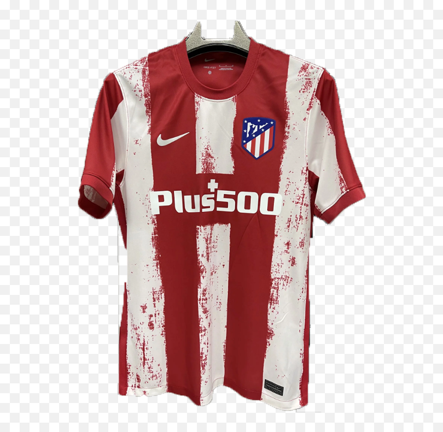 Gogogoshop 2122 Atletico Madrid Home Redu0026white Soccer Emoji,I Love Soccer Emotion Shirt
