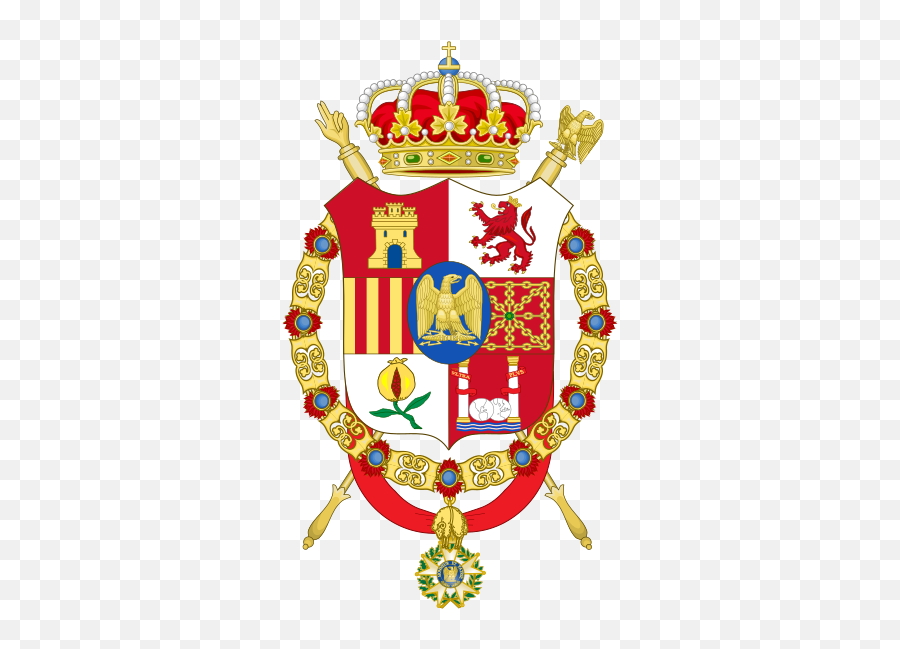 Coat Of Arms Of Spain - Wikiwand Emoji,French Royal Emblem Emoticon