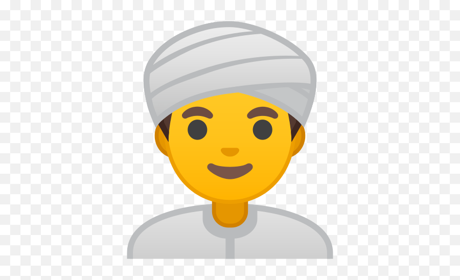 Person Wearing Turban Emoji Meaning - Sultan Emoji,Indian Emoji
