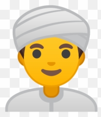 Person Wearing Turban Emoji Meaning - Sultan Emoji,Indian Emoji