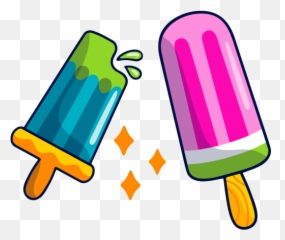 Popsicle Stickers - Free Food And Restaurant Stickers Emoji,Popsicle Emoticon Facebook