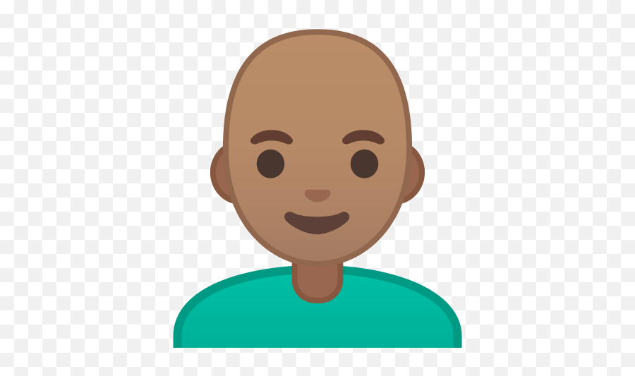 U200d Homem Com Cabelo Calvo E Tom De Pele Médio Emoji,Emojis Frustado
