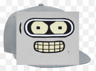 Bender Futurama Wool Blend Snapback Flat Bill Hat Emoji,Futurama No Emotions