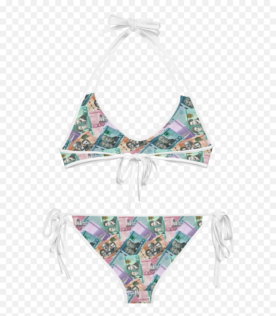 Dominican Pesos Bikini Set Emoji,Leingerie Emoji