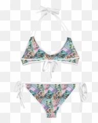 Dominican Pesos Bikini Set Emoji,Leingerie Emoji