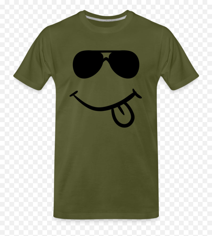 Cool Face Menu0027s Premium T - Shirt Emoji,New Dashed Emoji