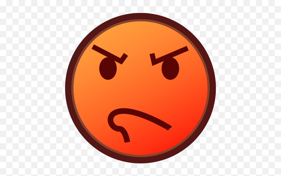 Pouting Iphone Emoji - Pouting Face Emoji,Pleading Emoji
