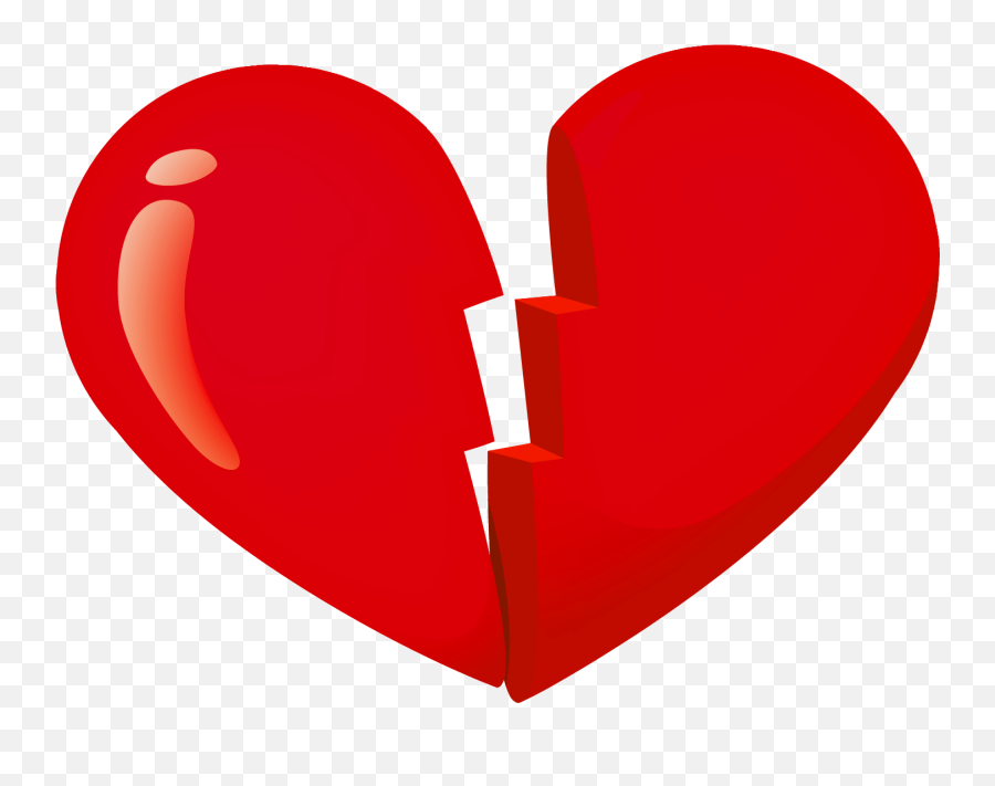 Blue Heart Broken Emoji - Clip Art Library Transparent Background Broken Heart Clip Art,Emoji Crack