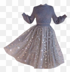Png Aesthetic Clothes Blue Cute Dress - Long Cute Aesthetic Dress Emoji,Blue Emoji Outfit