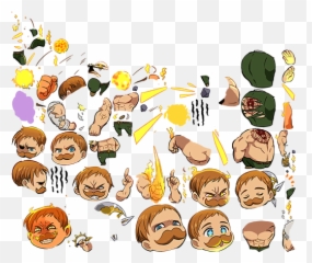 Escanors Emoticon Emoji,Knights Emoji