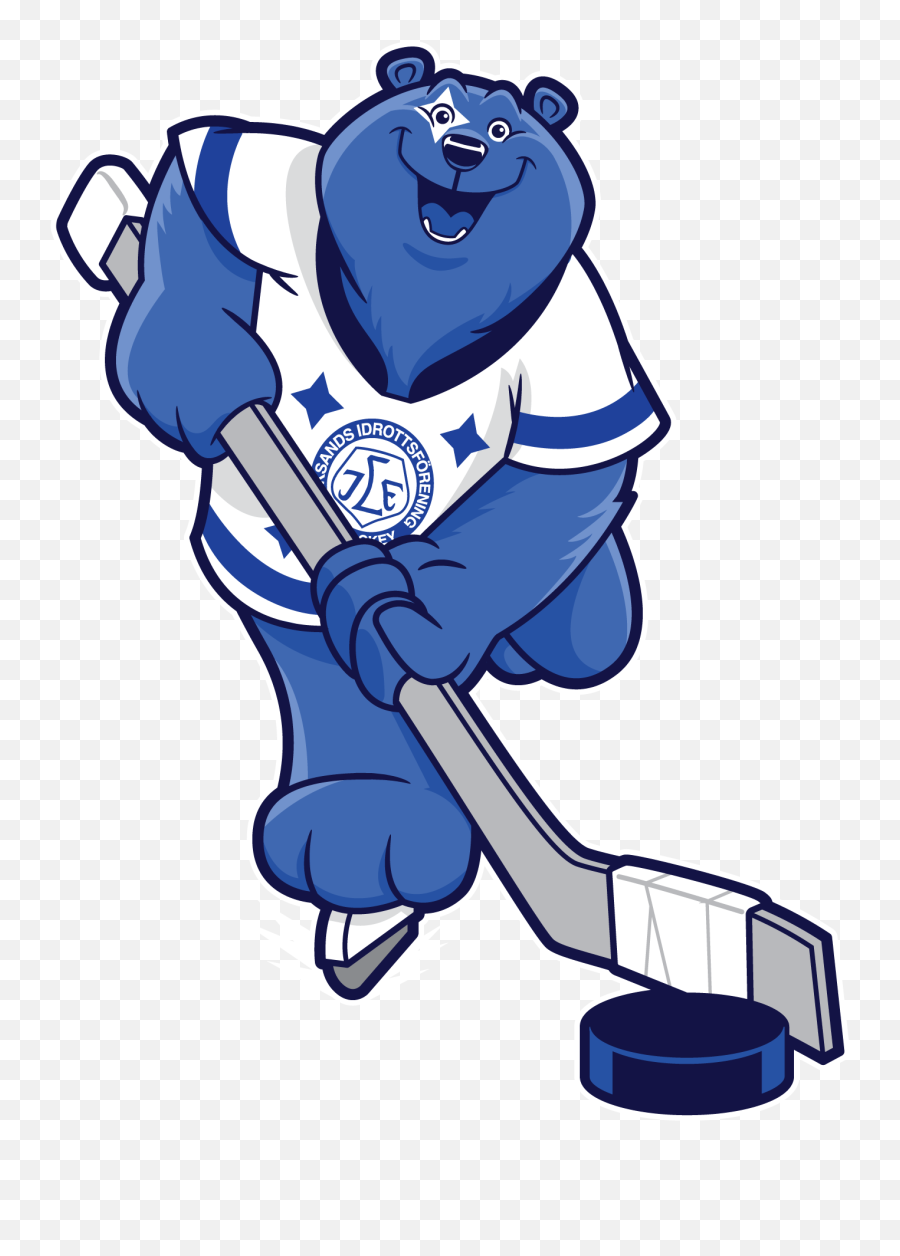 Leksands If Hockey Mascot - Leksands If Hocky Maskot Emoji,Hockey Stick Emoji