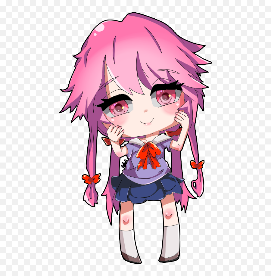 Miss - Yuno Gasai Png Chibi Emoji,Nosy Emoji