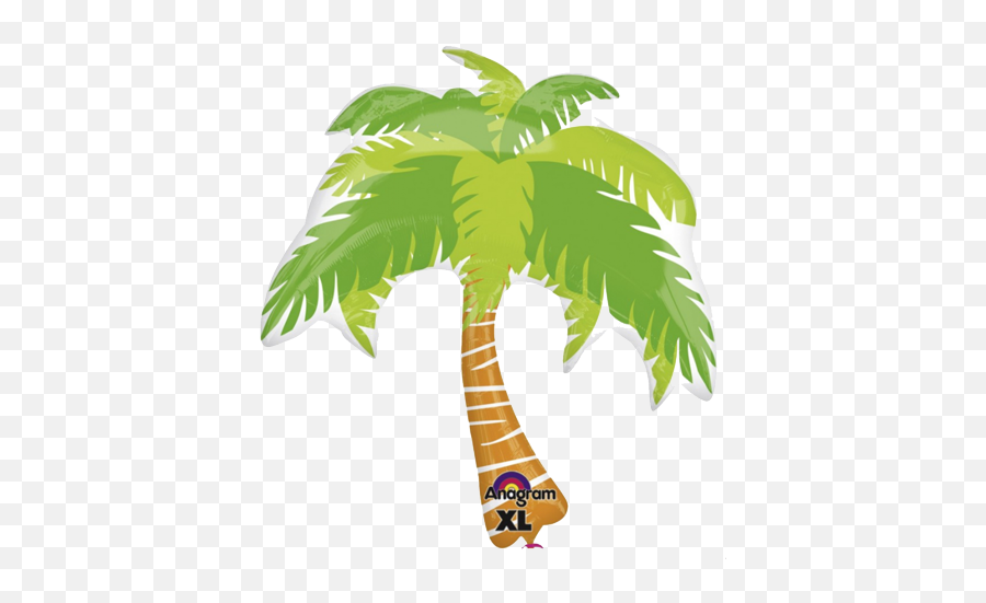 Palm Tree Foil Supershape Balloon - Tropical Hawaiian Palm Trees Emoji,Palm Tree Emoji